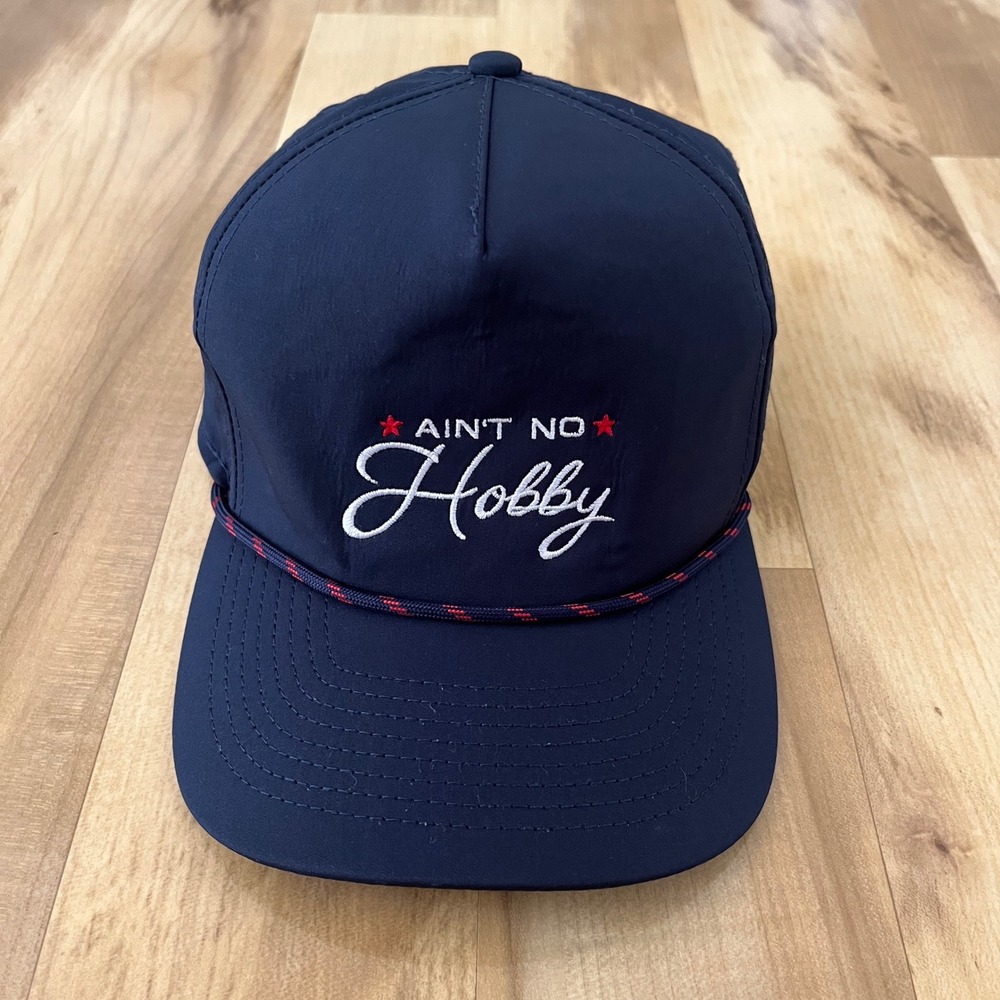 Barstool Sports Hat Men's One Size Ain't No Hobby Navy Blue Golf Summer Athletic